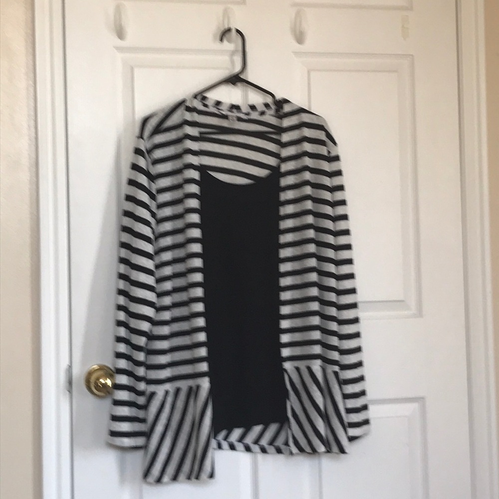 2 piece look shirt